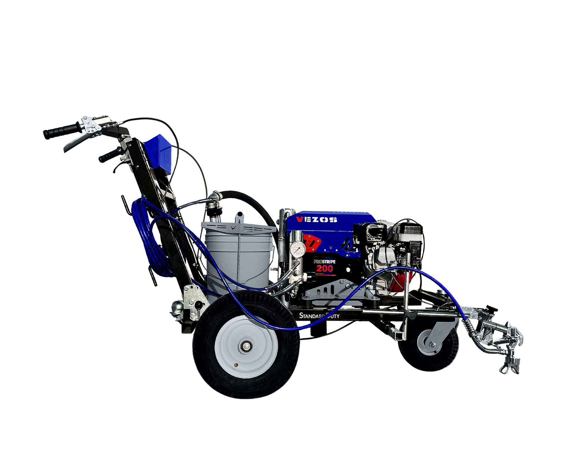 parking lot line striper vezos prostripe 200 SD manual paint gun