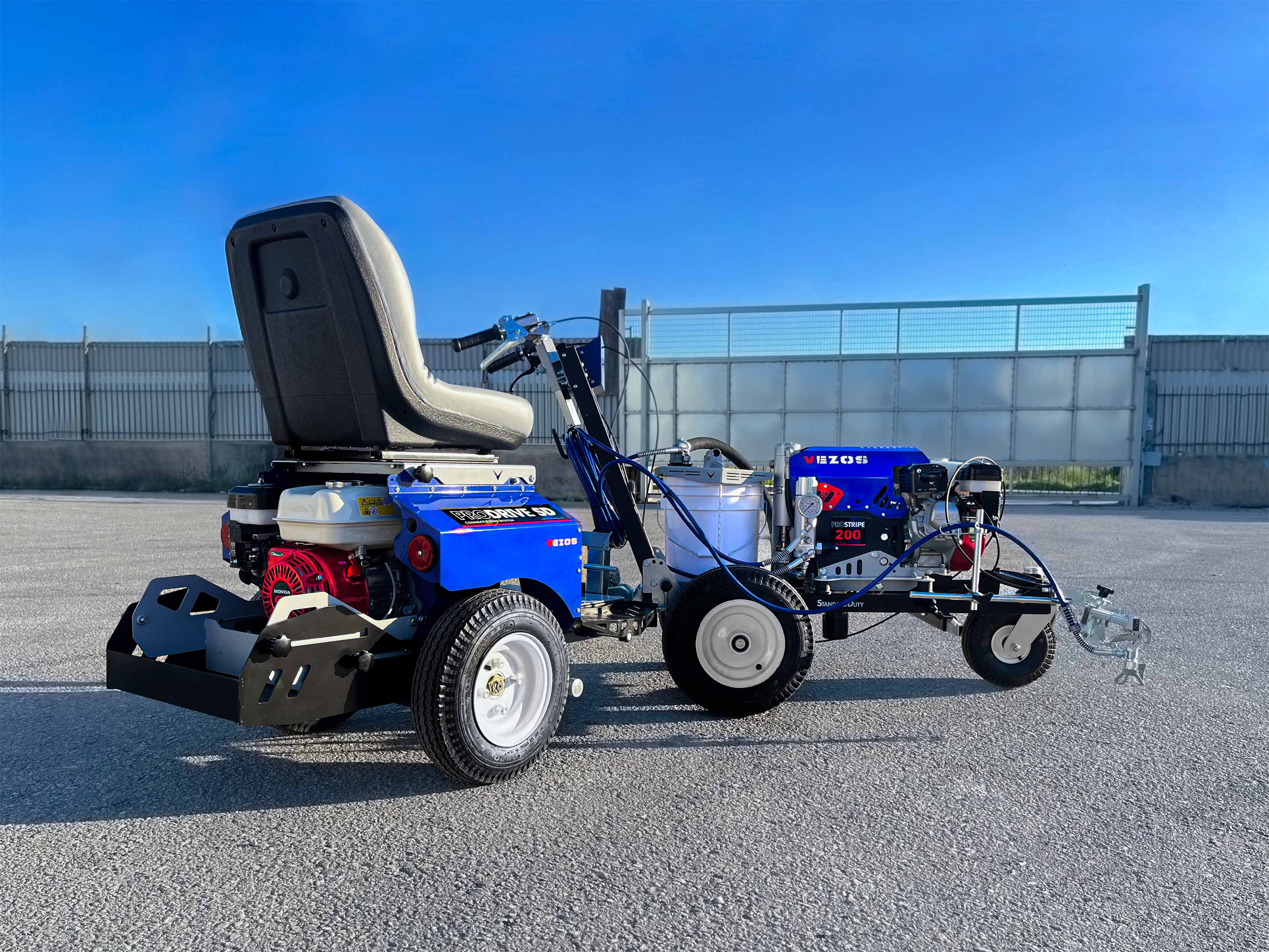 parking lot line striper vezos prostripe 200 sd