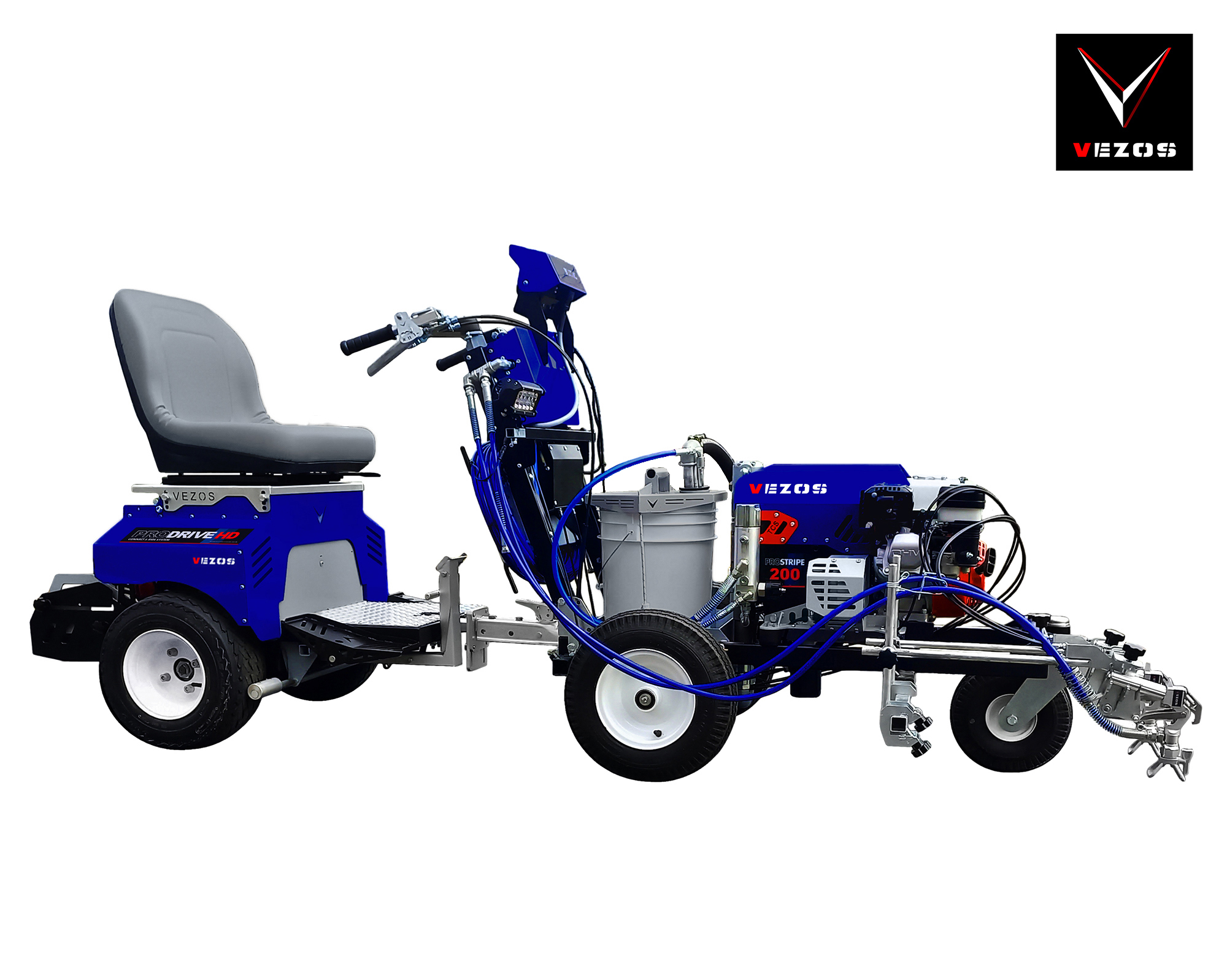 VEZOS PROSTRIPE 200 line striper with line striper driver PRODRIVE HD