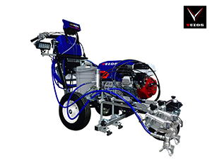 Walk Behind Line Striper VEZOS PROSTRIPE 200 LINEMATIC 2 Automatic Gun